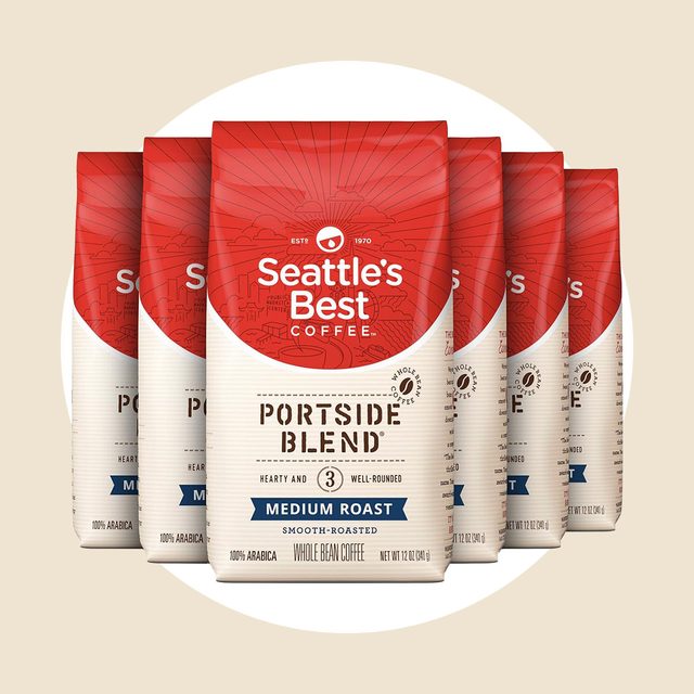 Seattles Best Coffee Portside Blend Medium Roast Whole Bean Coffee Pack Of 6