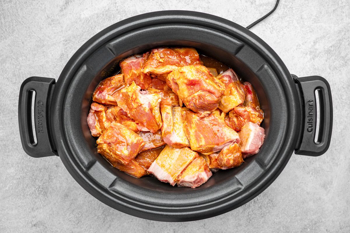 ribs in a 5-quart slow cooker