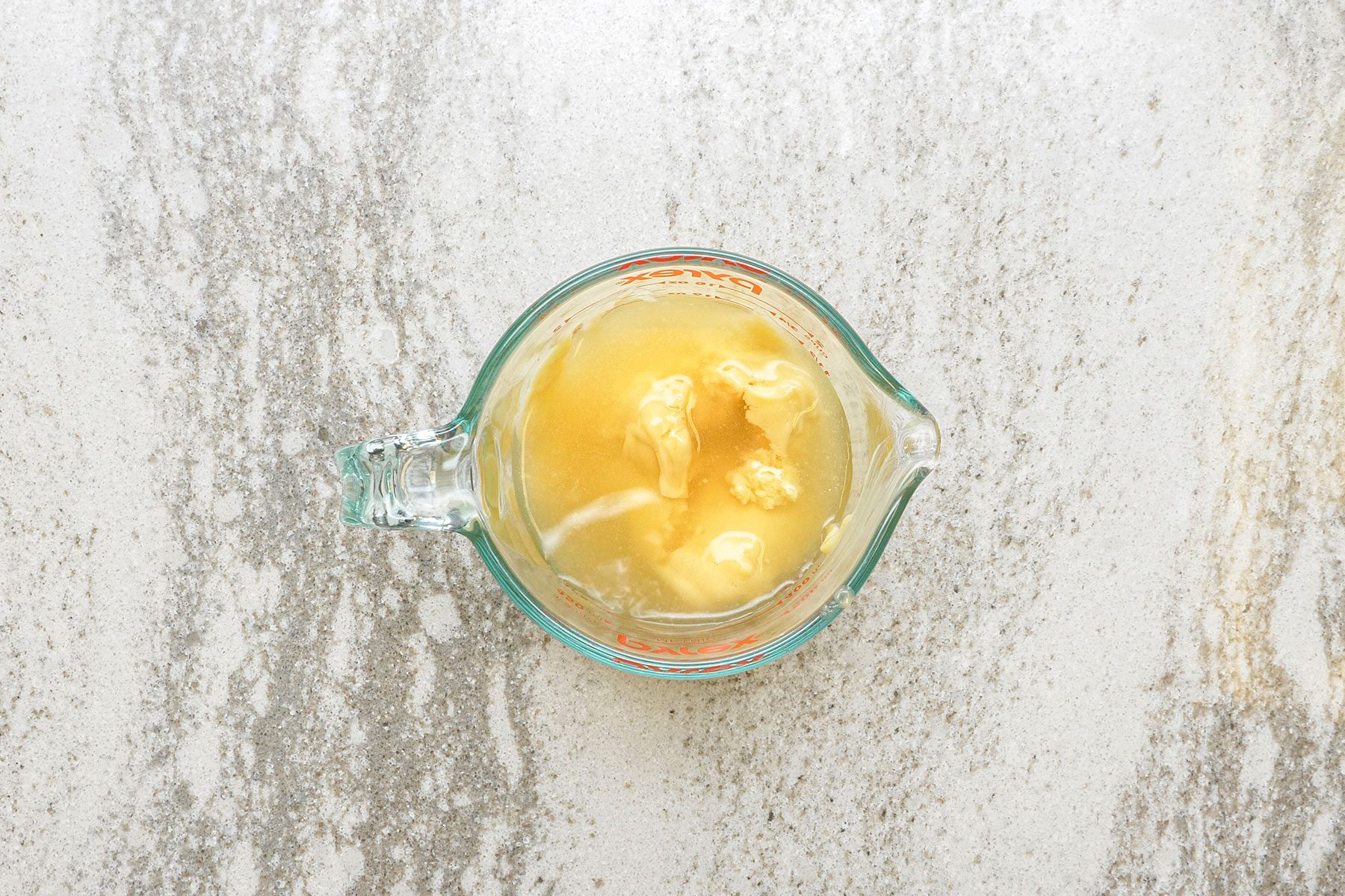 Whisk together the condensed soup and chicken broth until smooth.