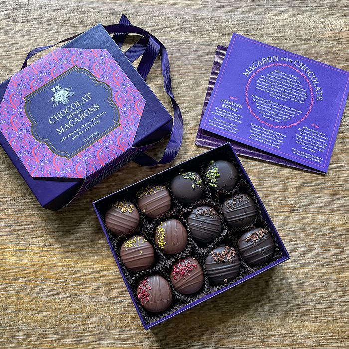 Vosges Chocolate Dipped Macarons