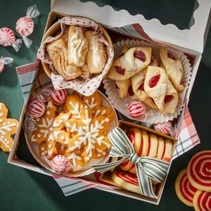 cookies in a bakery box