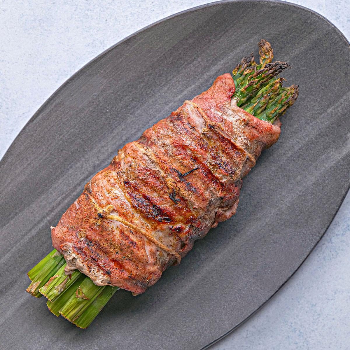 Asparagus-Stuffed Pork Tenderloin