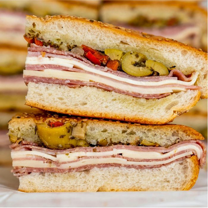Central Grocery Muffulettas Original Muffuletta Sandwich