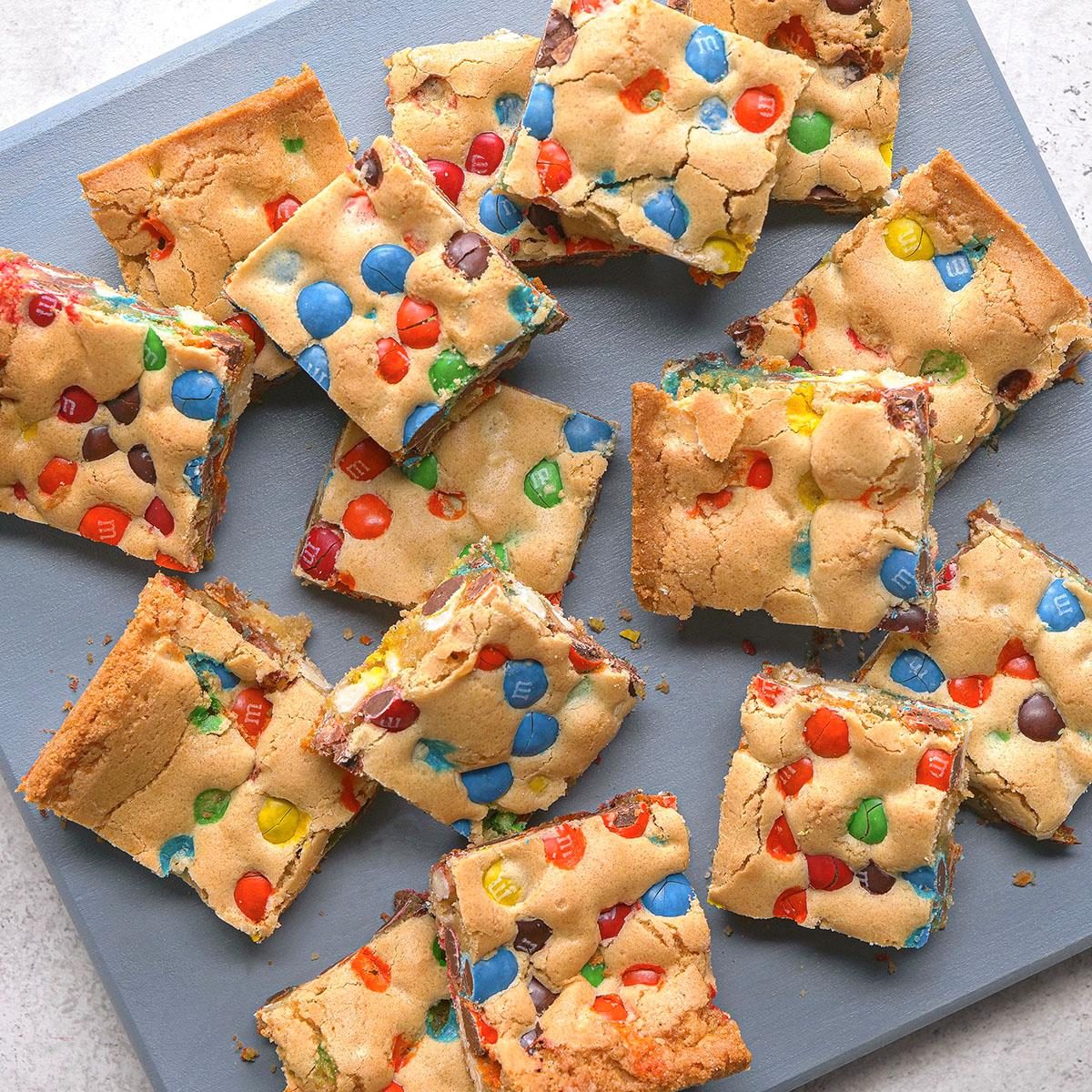 M&M Cookie Bars