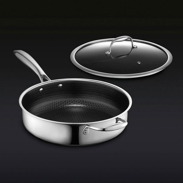 Hybrid Deep Sauté Pan With Lid