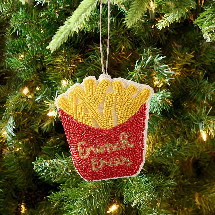 Beaded Snacks Ornaments Via Potterybarn.com