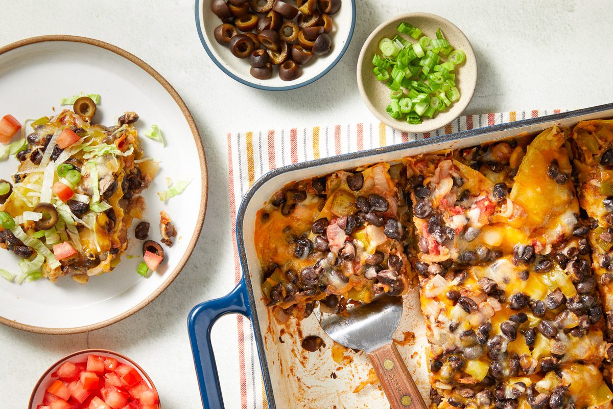 Black Bean Tortilla Casserole
