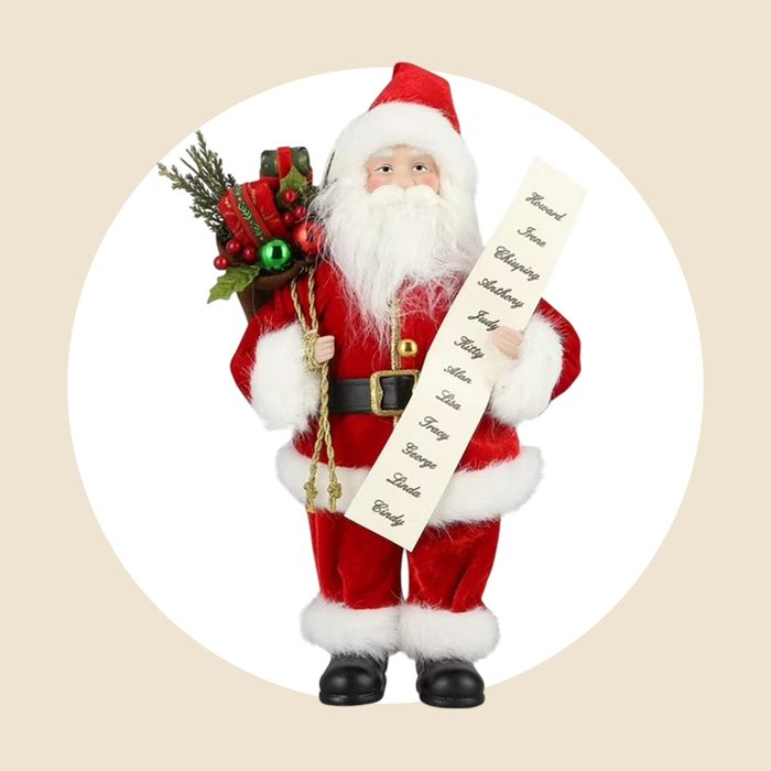 Classic Santa Claus Figurine Via Walmart.com