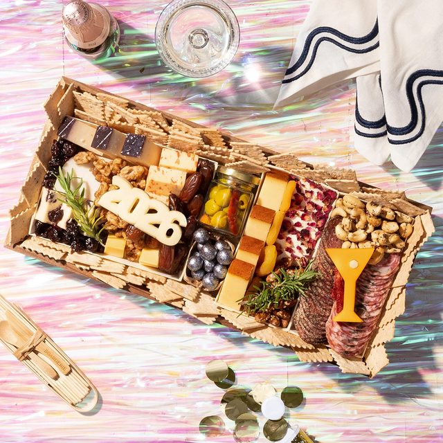 Happy New Year Medium Cheese & Charcuterie Board