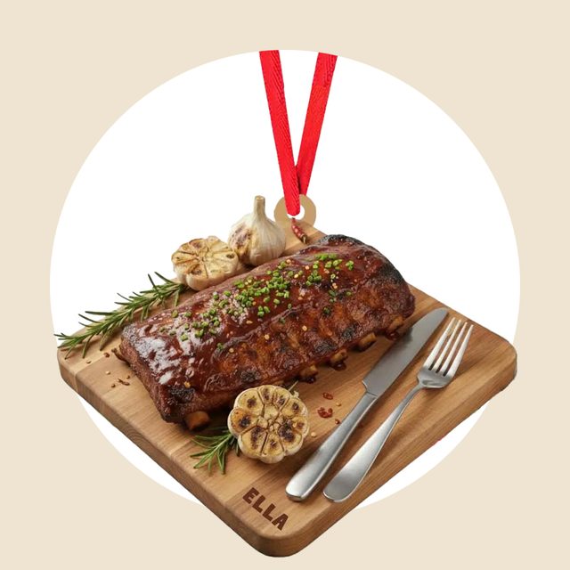 Personalized Barbecue Ribs Chirstmas Ornament Via Etsy.com