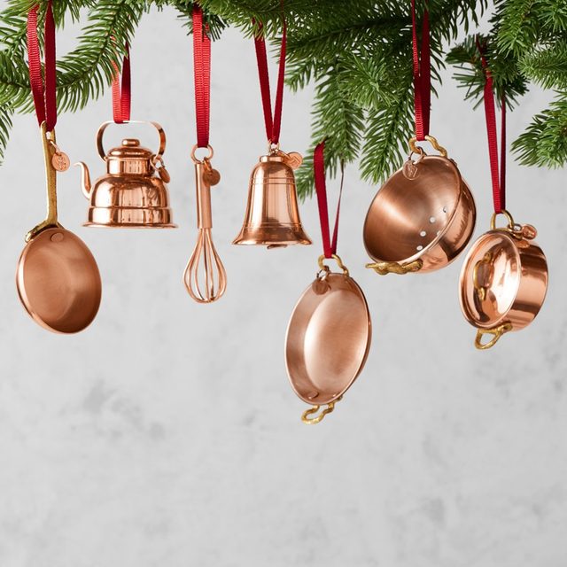 Williams Sonoma Copper Kitchen Ornaments Via Williams.sonoma.com