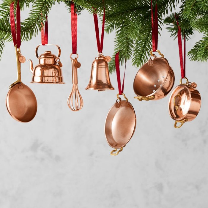 Williams Sonoma Copper Kitchen Ornaments Via Williams.sonoma.com